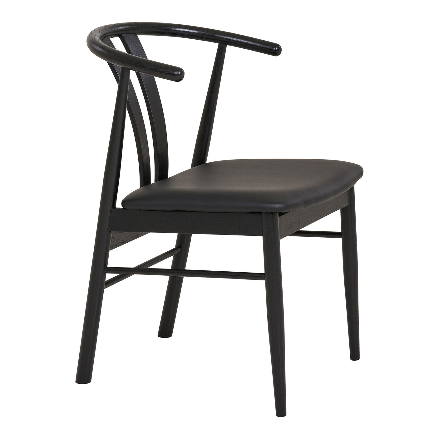 2-pk House Nordic Artenara spisestol sort