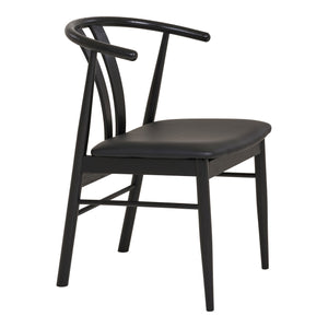 2-pk House Nordic Artenara spisestol sort
