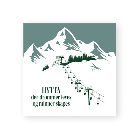 20 - pk Servietter "Hytta" leves - Lindas Dekor