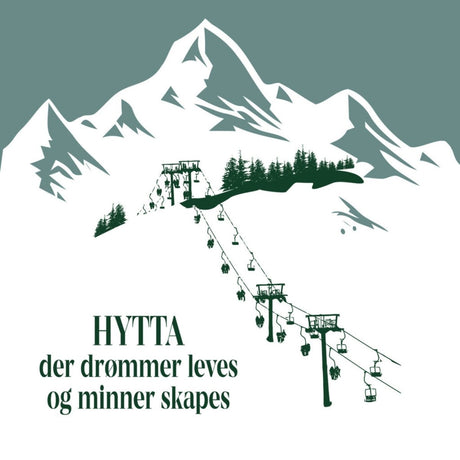 20 - pk Servietter "Hytta" leves - Lindas Dekor