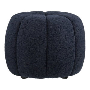 Paisley puff navy ø48 cm - Lindas Dekor Puff