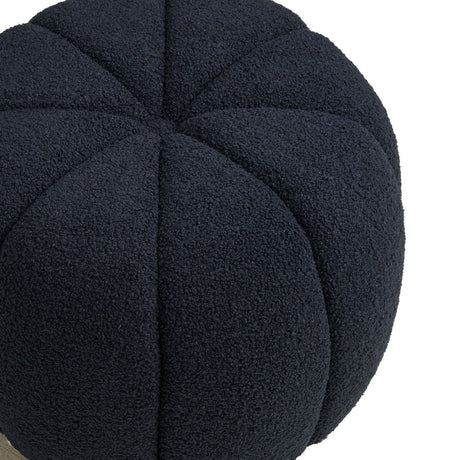 Paisley puff navy ø48 cm - Lindas Dekor Puff