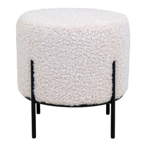 Alford puff hvit ø35 cm - Lindas Dekor