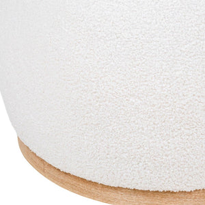 Manhatten puff hvit 54 x 88 x 36 cm - Lindas Dekor