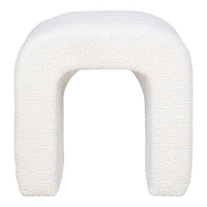 Colma puff hvit 42 x 41 x 36 cm - Lindas Dekor