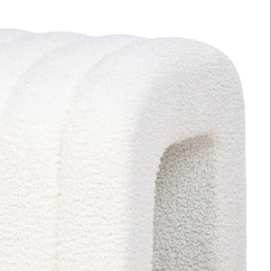 Colma puff hvit 42 x 41 x 36 cm - Lindas Dekor