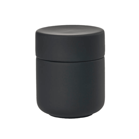 Krukke med lokk Ume sort 10 cm - Lindas Dekor