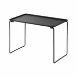 Sammenleggbar stablehylle sort 40,9 x 24 x 28 cm