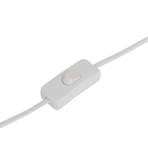 Bordlampe Frida olivengrønn 47 cm, ledningen med bryter