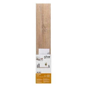 Vegghylle Aliaj med braketter 78 cm, vegghyllen i esken