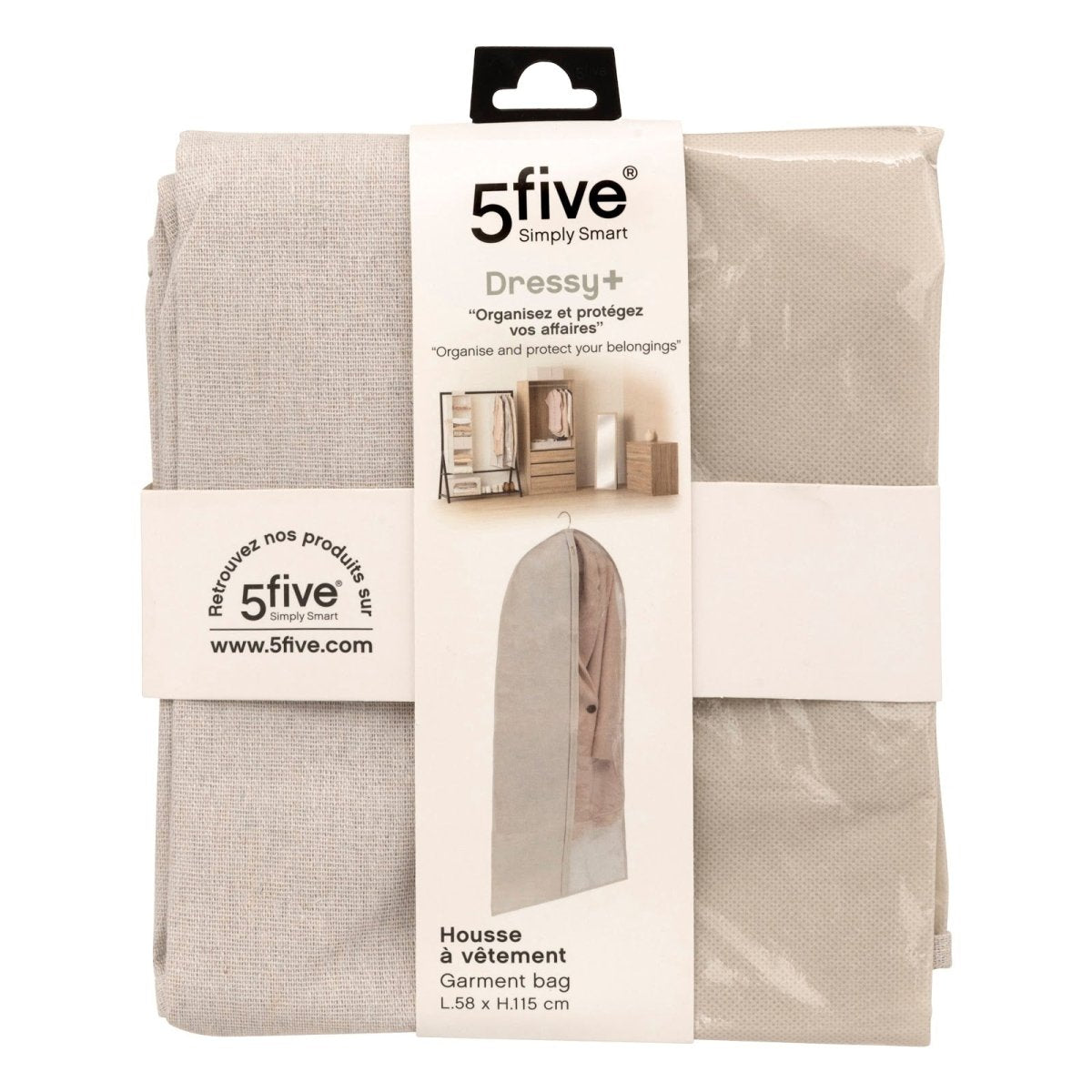 5five Simply Smart Dressy+ dresspose med vindu beige i original emballasje