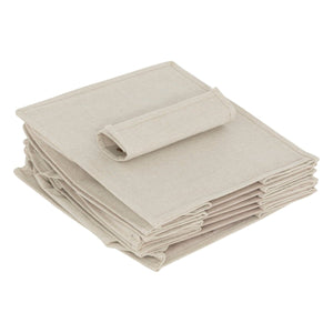 Hengende oppbevaring Dressy+ 6 rom beige, oppbevaringen slått sammen