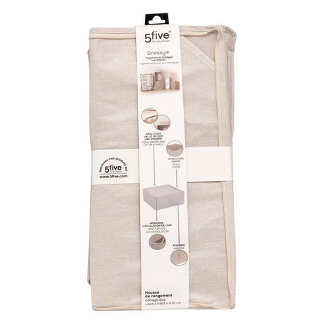 5five Simply Smart Dressy+ stiv oppbevaringsboks beige i original emballasje