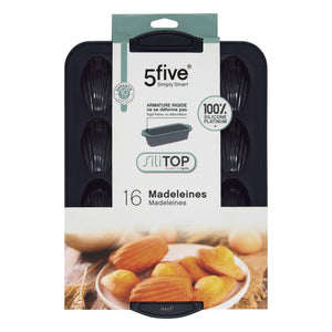 Madeleineform Silitop i silikon 16 stk, formen i emballasjen