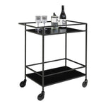 Vita barvogn 68 x 40 x 79 cm, svart metall