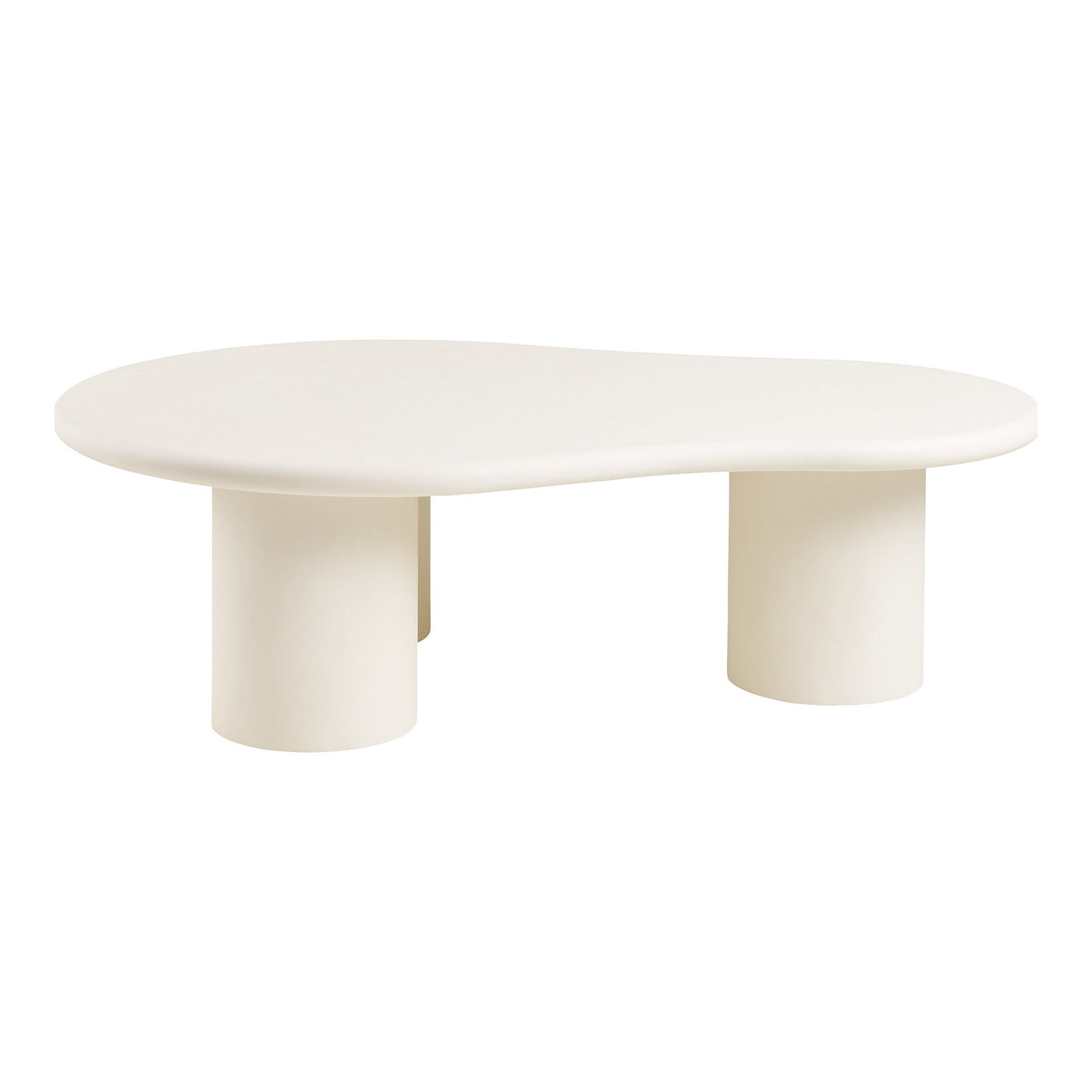 Palmera sofabord sement-look off-white 120 x 80 x 35 cm