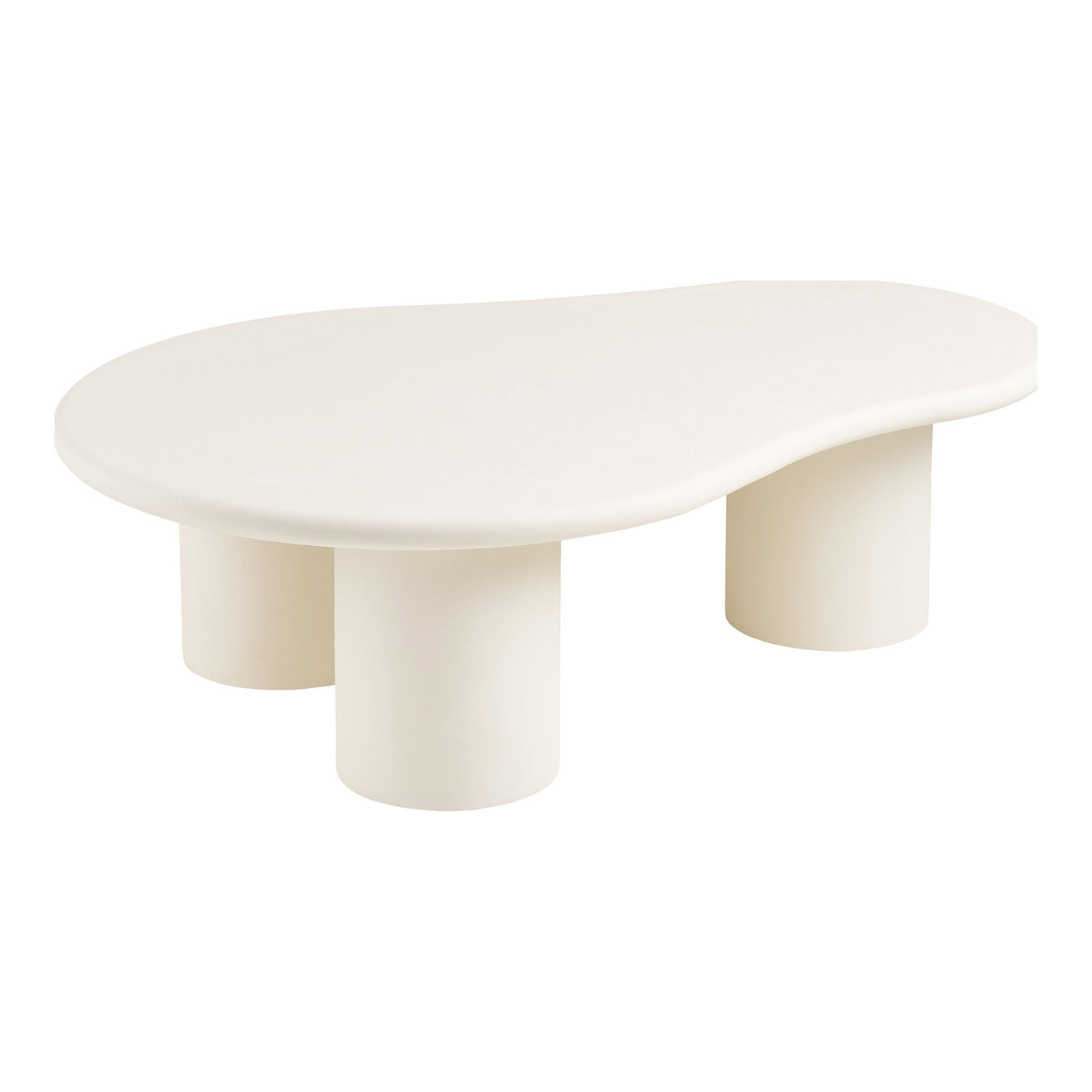 Palmera sofabord sement-look off-white 120 x 80 x 35 cm