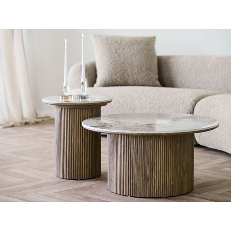 Athens sofabord ø80 cm - Lindas Dekor