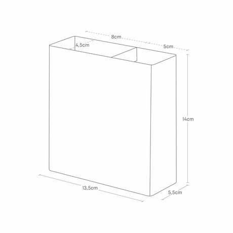Vegghengt oppbevaring for kjøkkenartikler sort