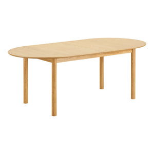 Bundaberg udvidbart spisebord med eikefinert naturlig finish, 200-300 cm - billede 3