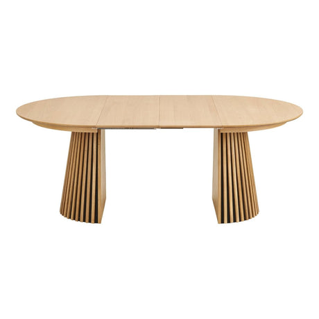 Osaka uttrekkbart spisebord natur eikefiner 120–200 cm - Lindas Dekor