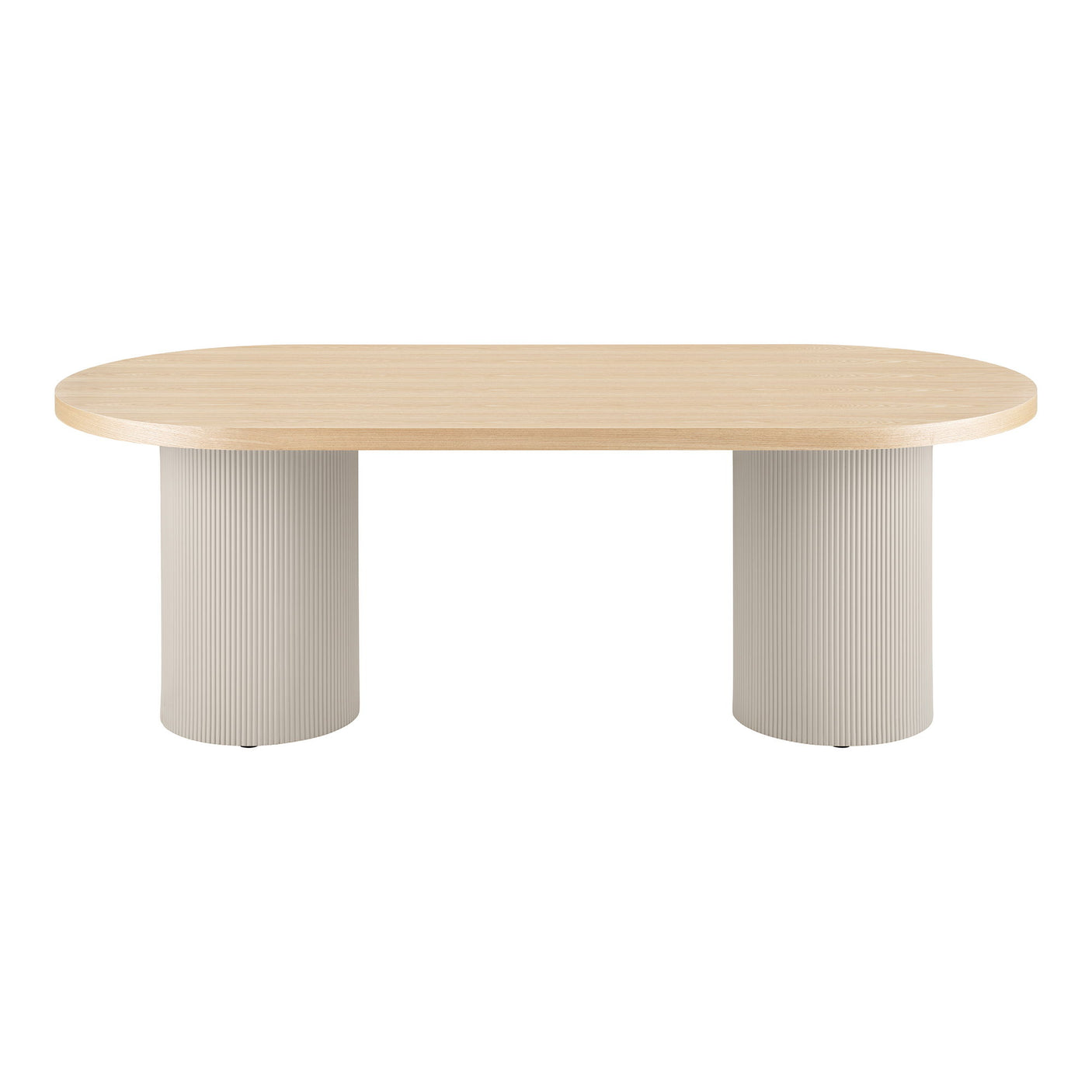 Solva spisebord sand/natur 220 cm – kvadratiskt bild