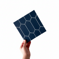 Mathilde Mørkeblå selvklebende fliser