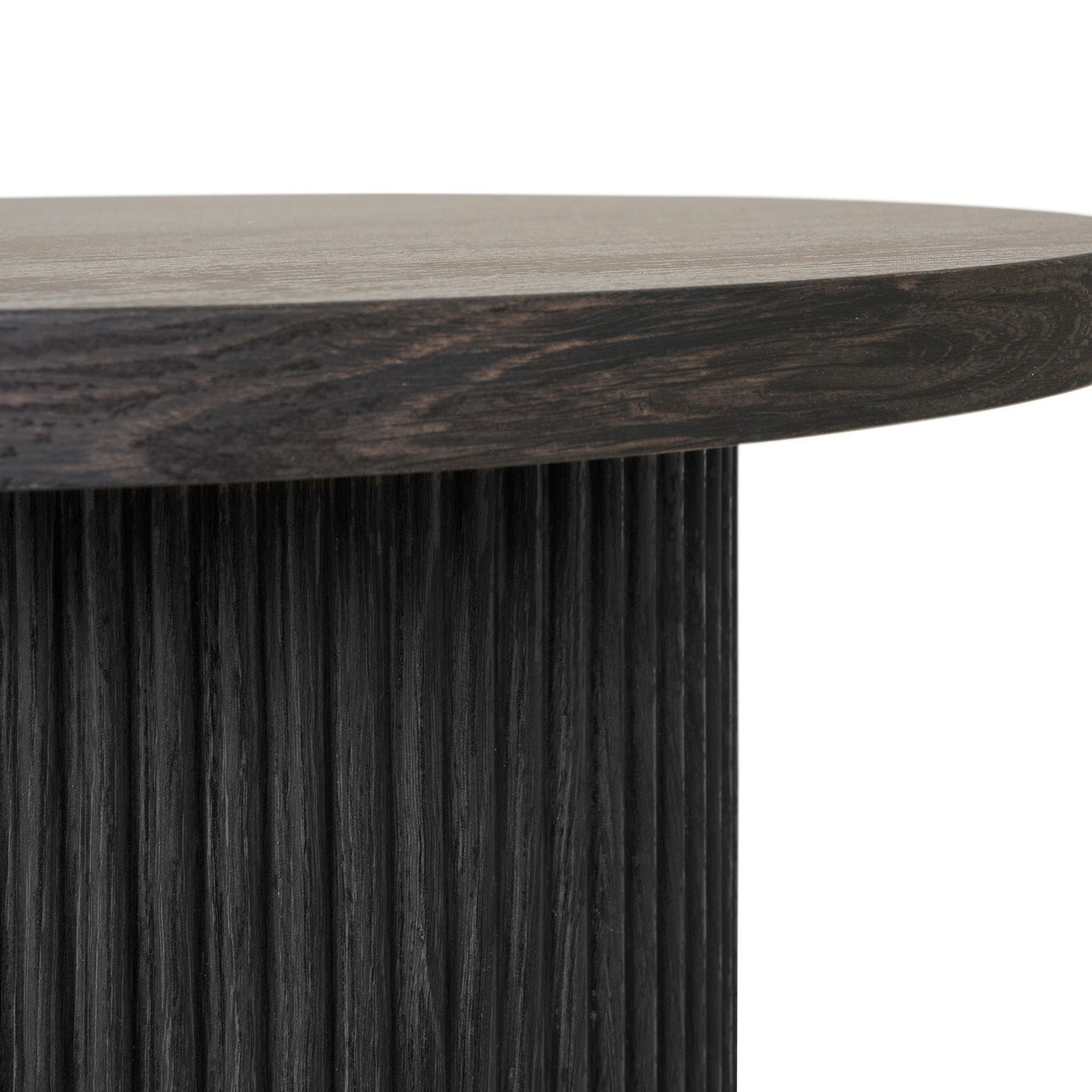 "Kvadratisk foto av Boavista ovalt spisebord mørk brun"
