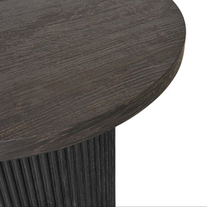 "210 cm ovalt spisebord mørk brun Boavista serien kvadratisk bilde"