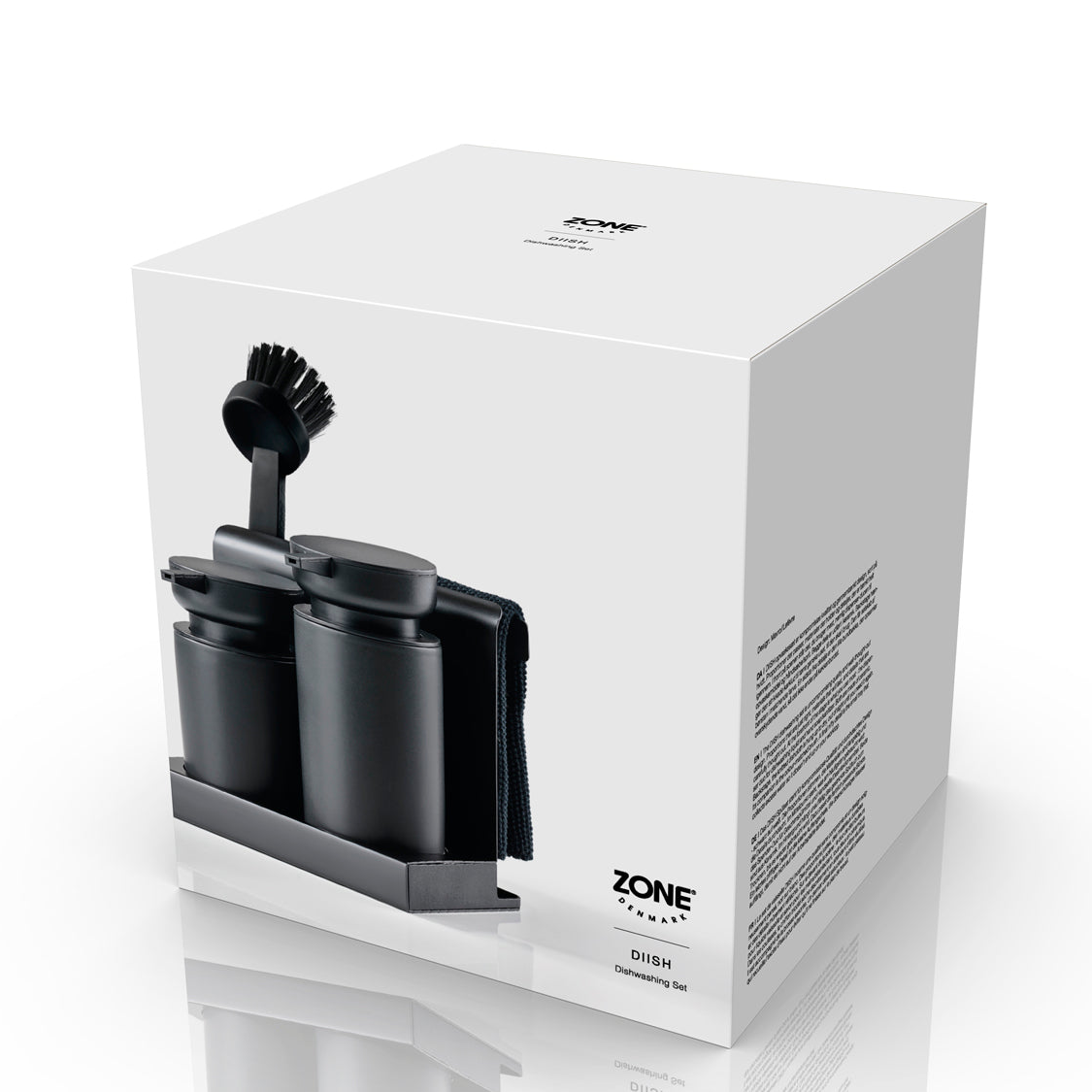 Original emballasje til DIISH oppvasksett fra Zone Denmark