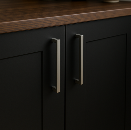 Håndtak sølvfarget