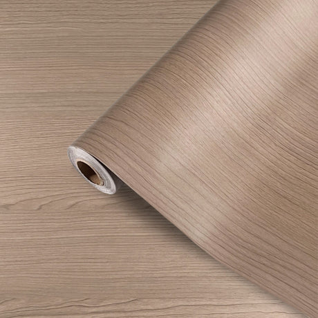 Dekorfolie med trestruktur og naturlig trefarge.