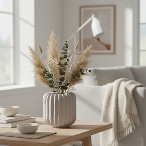 Kvadratisk produktbilde av blomsterpotte i matt overflate fra House Nordic