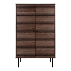 House Nordic Kyoto skap, smoked oak veneer 80 x 40 x 130 cm