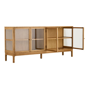 Bred eikeskjenk 180x40x80 cm – Zamora fra House Nordic