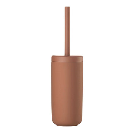 Ume toalettbørste i terracotta med matt overflate