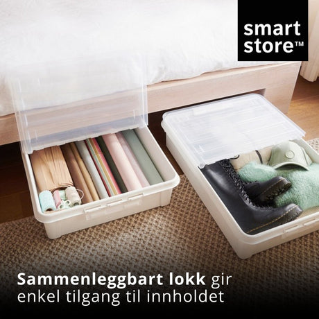 SmartStore™ Bedroller oppbevaringsboks med lokk 60 L - Lindas Dekor