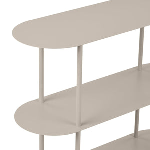 Rieti bokhylle 3 hyller sand 90 x 31 x 81 cm