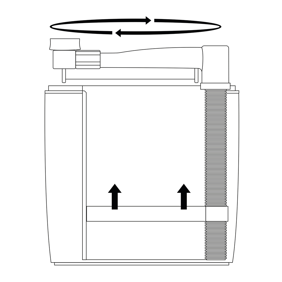 Classic osteboks med løftemekanisme