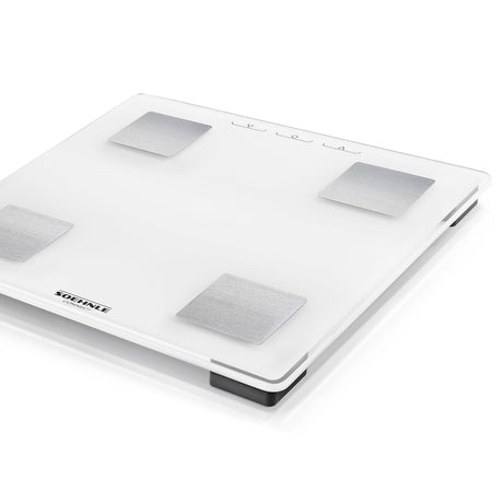 Person står på Shape Sense Connect Lite analysevekt