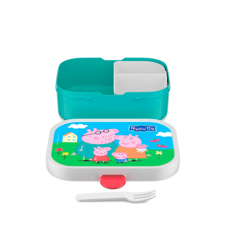 Peppa Gris matboks 17,5 x 13 x 6 cm med rominndeling - Lindas Dekor