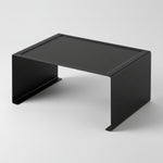 Staplbar bred och svart hylla 30,5 x 22 cm