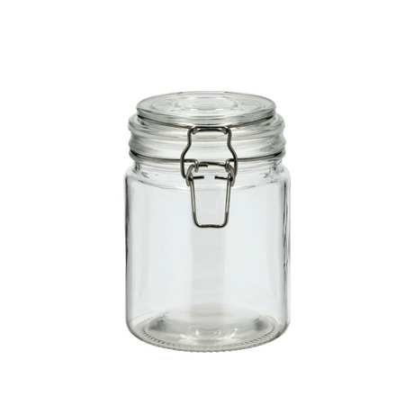 oppbevaring av nøtter i lufttett glasskrukke