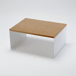Stapelbar bred vit hylla 30,5 x 22 cm