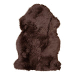 Brunt lammeskinn 85 x 50 cm