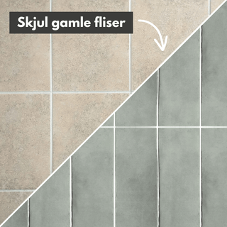 Vareprøve: Katja betong selvklebende veggfliser