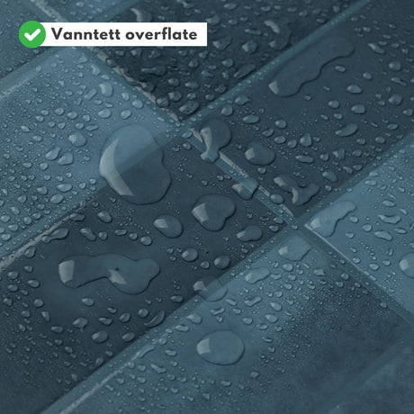 10-pk Adelina blå selvklebende veggfliser