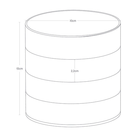 Perfekt smykkeskrin for oppbevaring på nattbord eller sminkebord.