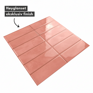 Adelina Rosa selvklebende veggfliser