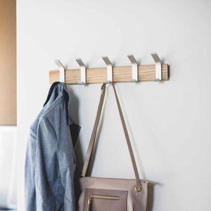 Veggmontert knaggrekke beige 50 x 10 cm - Lindas Dekor